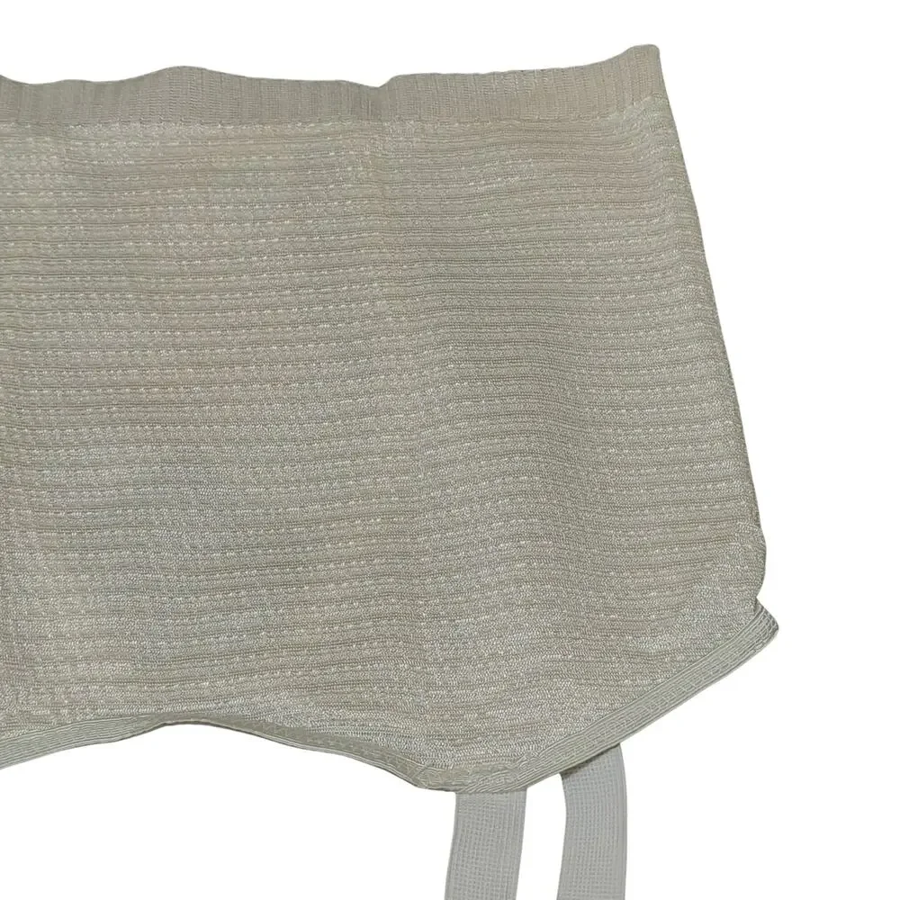 1960s My Fair Lady Pucker Knit Panty Girdle Stocking Fastener Size Large